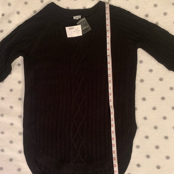 NWT Gorgeous Black Long Sweater - Picture 8 of 8
